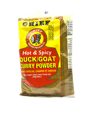 Chief Brand Products Hot & Spicy Duck/Goat Curry Powder
